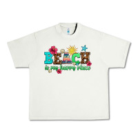 Pistachio beach is my happy place Urban Heavy Tee - AdoDesignShop