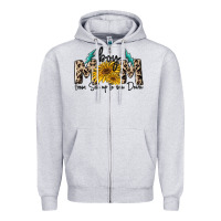 Heather Grey boy mom from son up to sun down Zipper Hoodie - MaliasSmallBusiness