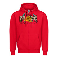 Red boy mom from son up to sun down Zipper Hoodie - MaliasSmallBusiness