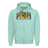 Seafoam boy mom from son up to sun down Zipper Hoodie - MaliasSmallBusiness