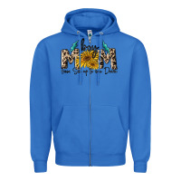 True Royal boy mom from son up to sun down Zipper Hoodie - MaliasSmallBusiness