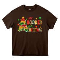 Chocolate Brown all booked for christmas Heavy Core Tee - Zillion Design Studio