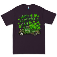 Plum Happy st. patrick's day shamrock farm truck Premium Tee - RanaPortraitStore