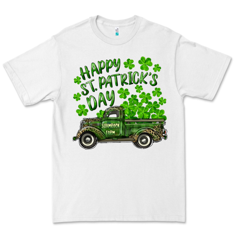 Happy St. Patrick's Day Shamrock Farm Truck Premium Tee by RanaPortraitStore | Teevron