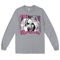 Heather Grey free britney Long Sleeve Tee - AdoDesignShop