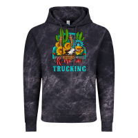 Cloud Black keep on trucking with western truck Vintage Hoodie - HRA Design Shop