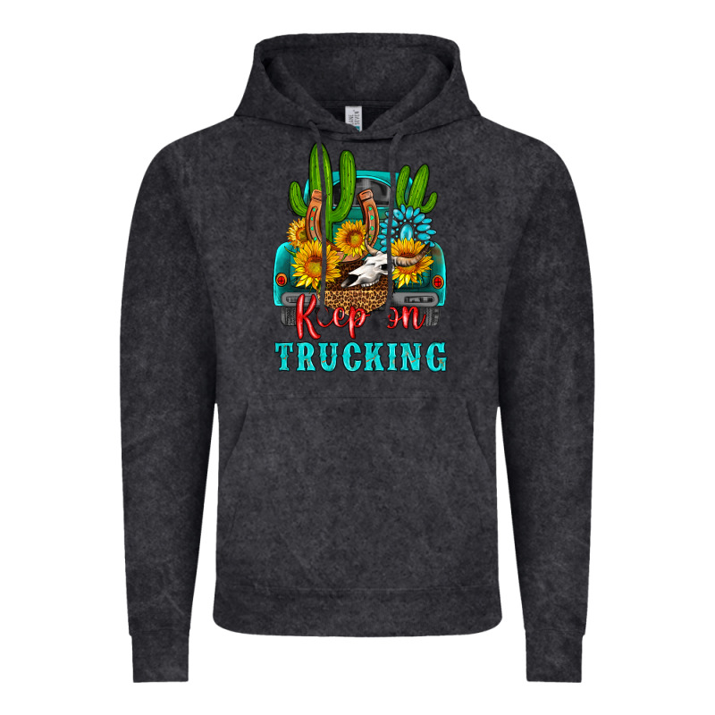 Keep On Trucking With Western Truck Vintage Hoodie by HRA Design Shop | Teevron