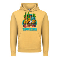 Vintage Mustard keep on trucking with western truck Vintage Hoodie - HRA Design Shop