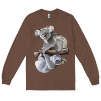 Chestnut Koala Long Sleeve Tee - LillyAllenDesigns