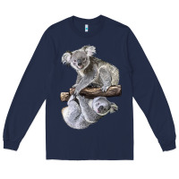 Navy Koala Long Sleeve Tee - LillyAllenDesigns