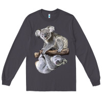 Smoke Koala Long Sleeve Tee - LillyAllenDesigns