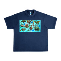 Navy dinosaurs sippy cup Urban Heavy Tee - Artiststas