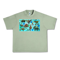 Oil Green dinosaurs sippy cup Urban Heavy Tee - Artiststas