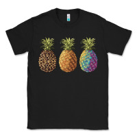 Black pineapples leopard tie dye summer Classic Tee - Artiststas