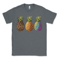 Charcoal Heather pineapples leopard tie dye summer Classic Tee - Artiststas