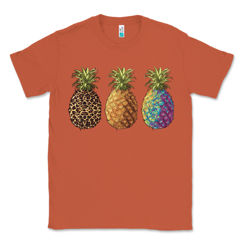 Pineapples Leopard Tie Dye Summer Classic Tee by Artiststas | Teevron
