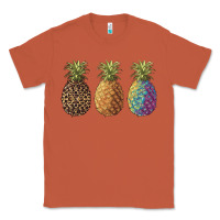 Copper pineapples leopard tie dye summer Classic Tee - Artiststas