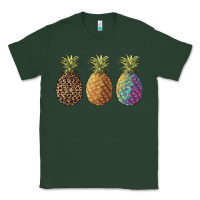 Sports Green pineapples leopard tie dye summer Classic Tee - Artiststas
