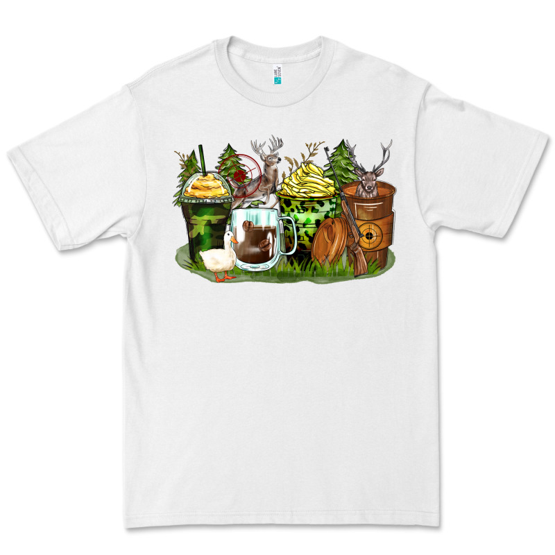Hunter Coffee Cups Premium Tee by Zillion Design Studio | Teevron