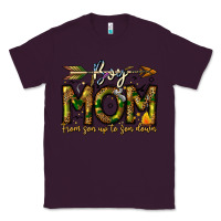 Plum Boy Mom From Son Up To Son Down Classic Tee - CowhideDigitalArt
