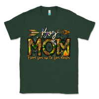 Sports Green Boy Mom From Son Up To Son Down Classic Tee - CowhideDigitalArt