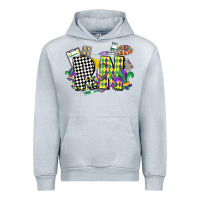 Heather Grey registered nurse mardi gras Urban Hoodie - CowGirlArtShop
