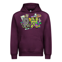 Mauve Wine registered nurse mardi gras Urban Hoodie - CowGirlArtShop