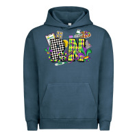 Pigment Midnight Navy registered nurse mardi gras Urban Hoodie - CowGirlArtShop