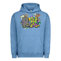 Pigment Pebble Blue registered nurse mardi gras Urban Hoodie - CowGirlArtShop