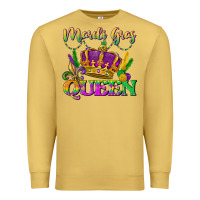 Antique Gold mardi gras queen Premium Sweatshirt - LillyAllenDesigns