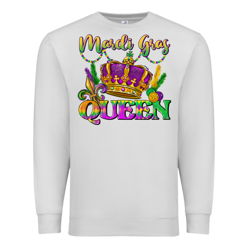 Mardi Gras Queen Premium Sweatshirt by LillyAllenDesigns | Teevron