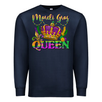 Navy mardi gras queen Premium Sweatshirt - LillyAllenDesigns