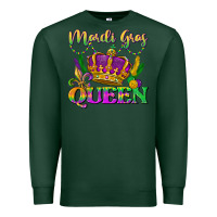Sports Green mardi gras queen Premium Sweatshirt - LillyAllenDesigns
