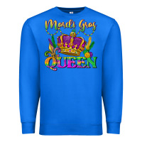 True Royal mardi gras queen Premium Sweatshirt - LillyAllenDesigns