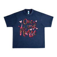 Navy one loved nurse Urban Heavy Tee - JahusDesignShop