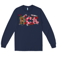 Navy valentines day rca Long Sleeve Tee - NancyCooperArtShop