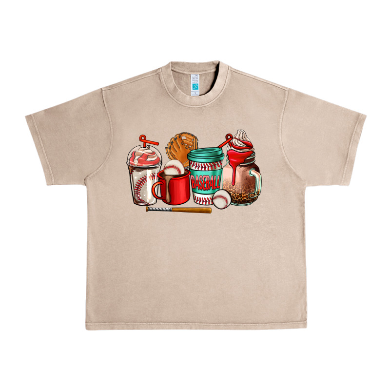 Baseball Coffee Cup Urban Heavy Tee by AdoDesignShop | Teevron
