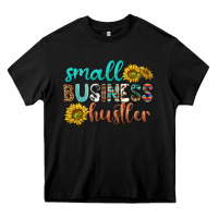 Black small business hustler Heavy Core Tee - texasbilliewilder