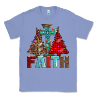 Colony Blue cross and christmas trees Classic Tee - AdoDesignShop