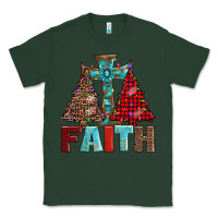 Sports Green cross and christmas trees Classic Tee - AdoDesignShop