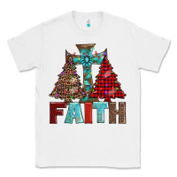 White cross and christmas trees Classic Tee - AdoDesignShop