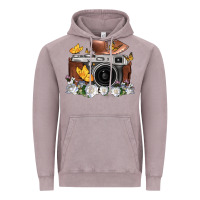 Vintage Zinc floral butterfly film roll vintage camera Vintage Hoodie - FaDigitalArtStudio