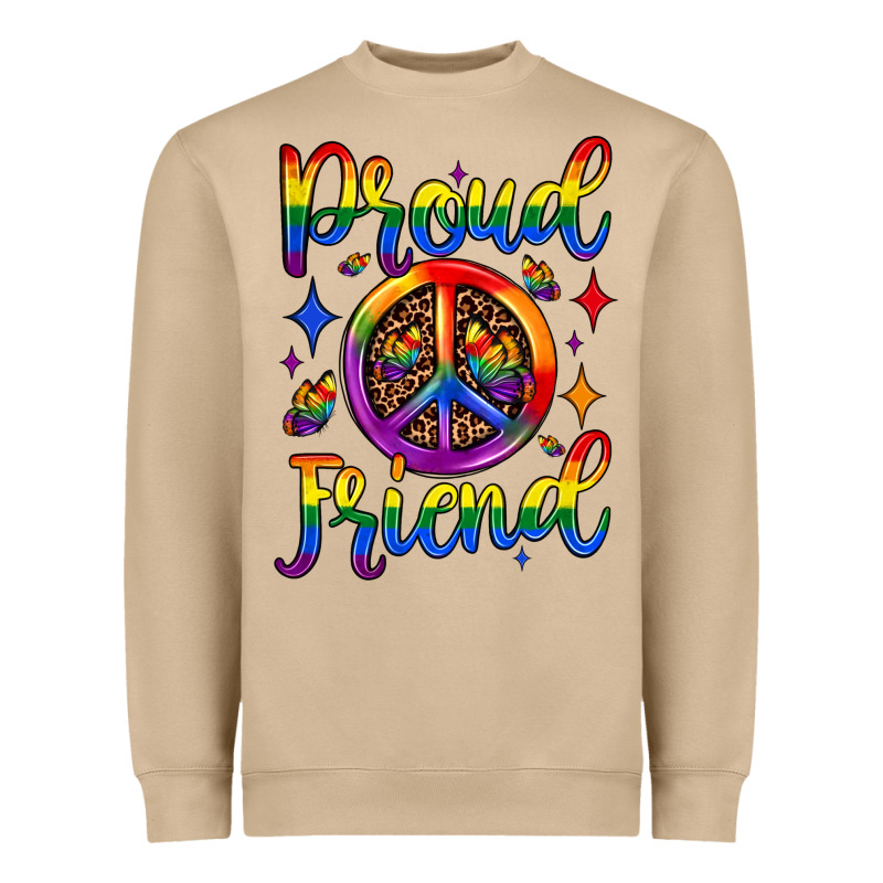 Proud Friend Heavyweight Sweatshirt by JahusDesignShop | Teevron