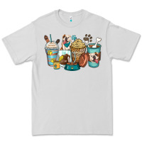 Dove Grey english bulldog coffee cups Premium Tee - Zillion Design Studio