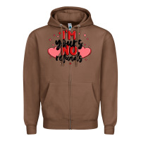 Chestnut i'm yours no refunds Zipper Hoodie - MaliasSmallBusiness