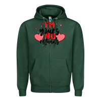 Sports Green i'm yours no refunds Zipper Hoodie - MaliasSmallBusiness