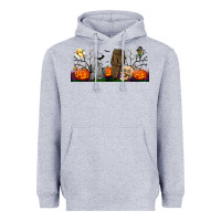 Heather Grey headstone and coffin lebbey glass Heavyweight Hoodie - BundleAndBundleShop