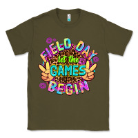 Army Green field day let the games begin Classic Tee - AdoDesignShop