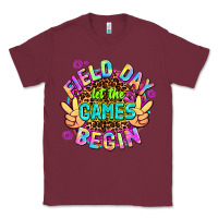 Burgundy field day let the games begin Classic Tee - AdoDesignShop