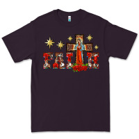 Plum faith our lady of guadalupe cross Premium Tee - BarkalooDesign